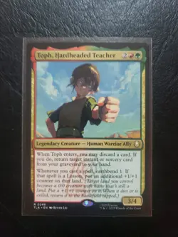 MTG Avatar: The Last Airbender Toph, Hardheaded Teacher 0246 NM Rare - Image 1