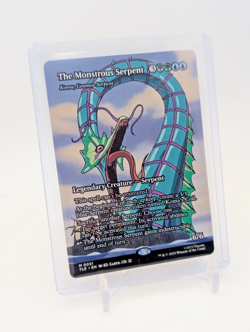MTG - The Monstrous Serpent - Borderless Mythic #51 - Avatar: TLA NM - Image 1