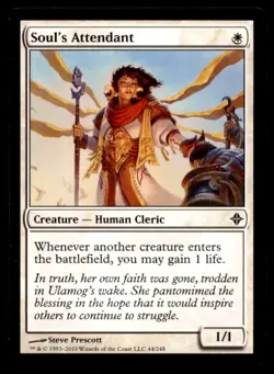 Soul's Attendant LP Light Play Rise of the Eldrazi MTG [5831] - Image 1