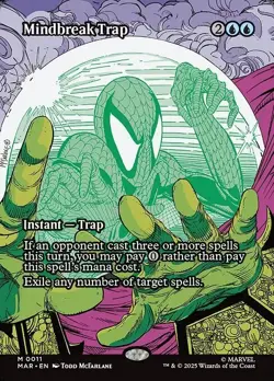 Mindbreak Trap (MAR 011) MTG Spider-Man Marvel Universe - NM - Mythic - Image 1