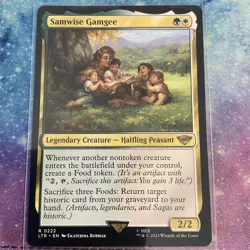 Samwise Gamgee (REGULAR) x1 - MTG The Lord of the Rings 222 - Image 1
