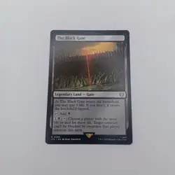 The Black Gate MTG Rare Lord of the Rings Magic: The Gathering Commander Legend - Image 1