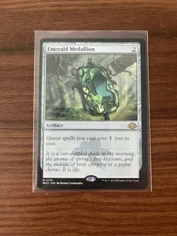 1x Emerald Medallion (#291) Mint/NM Magic:the Gathering MTG Modern Horizons 3 - Image 1