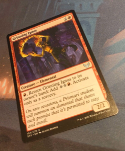 Grinning Ignus - Strixhaven: School of Mages - Uncommon - NM (see pics) - MTG - Image 3