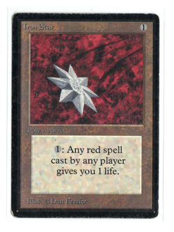 MTG - Iron Star - Normal - Beta Edition - Heavy Play - Image 1