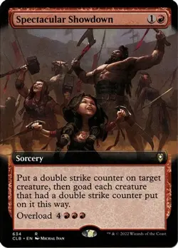 extended art SPECTACULAR SHOWDOWN 634 Commander Legends MTG Magic Gathering - Image 1