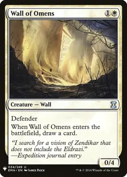 Wall of Omens - Mystery Booster #034/249 MTG Magic The Gathering - Image 1