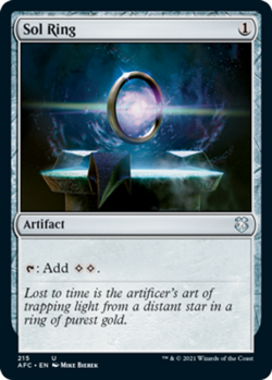 Sol Ring - Commander: Adventures in the Forgotten Realms #215 MTG Magic The Gath - Image 1