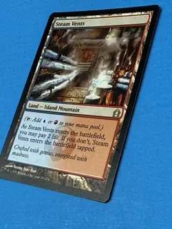 MTG Magic the Gathering - Steam Vents! Return To Ravnica! NM! Never Played! - Image 3