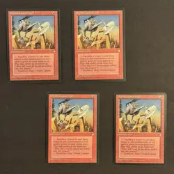 *** Orcish Lumberjack x4 Ice Age *** NM+ NEVER PLAYED MtG Magic 1995 FAST SHIP - Image 1