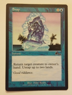 Snap - Urza's Legacy LP - Image 1