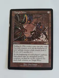 Tangle Wire Nemesis Non-foil Heavy Play MTG #139 - Image 1
