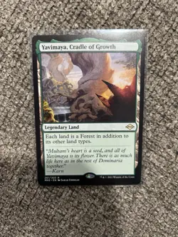 MTG Yavimaya, Cradle of Growth Modern Horizons 2 Regular Rare Card 261/303 - Image 1
