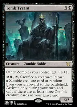 1x Tomb Tyrant NM-Mint, English Commander: Innistrad: Midnight Hunt MTG Magic - Image 1