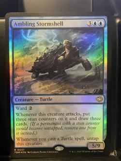Ambling Stormshell FOIL NM/M Tarkir Dragonstorm MTG Magic Card - Image 1