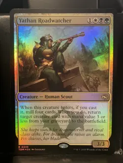 Yathan Roadwatcher #236 FOIL NM/M Tarkir Dragonstorm MTG Magic Card - Image 1
