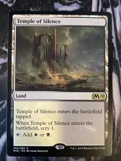 Temple of Silence NM/M Unspecified Set MTG Magic Card EDH Scryland Rare Orzhov - Image 1
