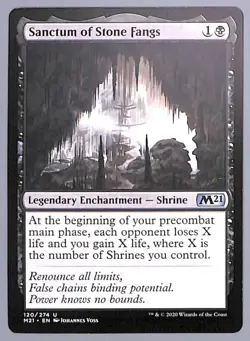 Sanctum of Stone Fangs - 120 - Core Set 2021 (M21) MTG - Image 1