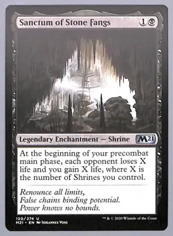 Sanctum of Stone Fangs - 120 - Core Set 2021 (M21) MTG - Image 3