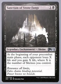 Sanctum of Stone Fangs - 120 - Core Set 2021 (M21) MTG - Image 5