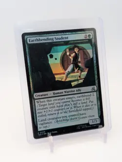 MTG - Earthbending Student - FOIL Uncommon #249 Avatar: The Last Airbender (TLE) - Image 1
