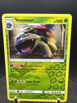 Venusaur 3/73 Rev Reverse Holo Shining Legends Pokemon Sun & Moon SM - Image 2