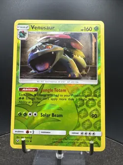 Venusaur 3/73 Rev Reverse Holo Shining Legends Pokemon Sun & Moon SM - Image 3