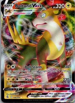 Pokemon TCG Boltund VMAX 104/264 Fusion Strike NM - Image 1