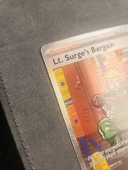 185/132 LT. Surge's Bargain Rare Pokemon TCG Card Gym Challenge NM - Image 2