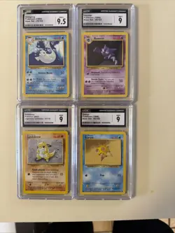 Pokemon Graded Lot Of 4 Cards - Image 1