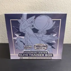 Pokemon Center Sword and Shield Chilling Reign Elite Trainer Box ETB Sealed New - Image 1