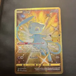 Pokemon TCG Mew 025/025 25th Celebrations Card Shiny Gold Mew MINT - Image 1