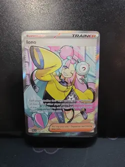 Pokemon TCG Iono 254/193 Paldea Evolved Ultra Rare Full Art Trainer NM/M - Image 1