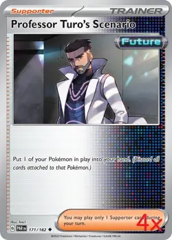 4x Professor Turo's Scenario (Playset) - 171/182 - Paradox Rift - NM - Pokemon - Image 1