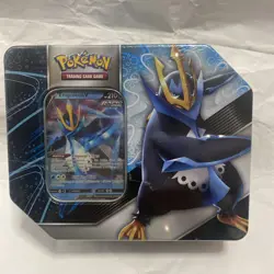 Pokemon TCG V Strikers Tin Sealed 5 Booster Packs - Empoleon V 820650809552 - Image 1