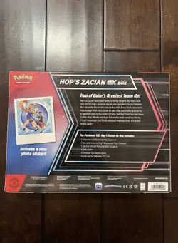 Pokemon TCG Hop's Zacian ex Box Sealed New - Image 2