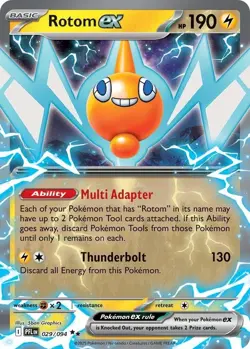 Rotom ex 029/094 Me02: Phantasmal Flames Holo for sale online - Image 3