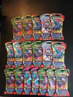 2025 Pokemon Phantasmal Flames Sleeved Booster Pack Lot x18 - Image 1