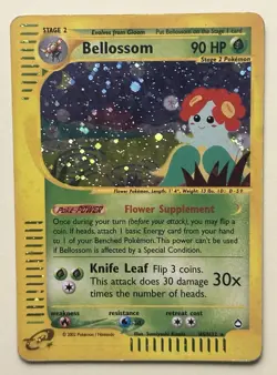 Pokemon TCG Bellossom H5/H32 Aquapolis Holo 2003 - Image 1