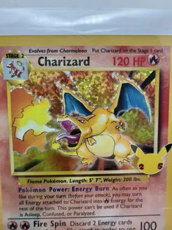 1999 Charizard 4/102 - Base Set Unlimited Holo Rare - Pokemon TCG - Image 2