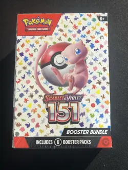 Pokemon TCG Scarlet and Violet 151 Booster Bundle Sealed - Image 1