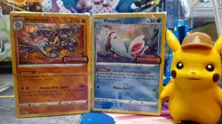 Pokemon Tcg Finneon & Machamp SWSH Lost Origin BLACK STAR PROMO Factory Sealed - Image 1