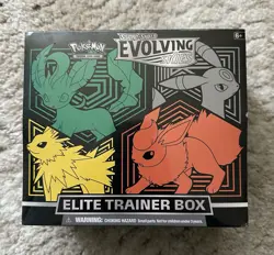 Pokemon TCG Sword and Shield Evolving Skies Elite Trainer Box ETB Factory Sealed - Image 1