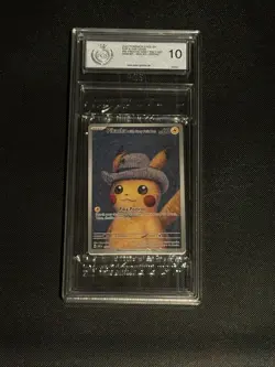 Pokemon PGS 10 Sealed Pikachu With Grey Felt Hat Van Gogh English Promo PSA BGS - Image 1