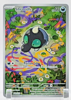 Pokemon TCG NM Near Mint Mega Evolution Shroodle 149/132 Illustration Rare - Image 1
