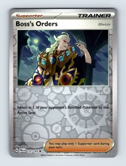 Boss's Orders - Paldea Evolved 172/193 - Rev Holo - Rare - NM - Pokemon TCG - Image 1