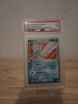 2008 Pokemon Tcg Promo Mew Gold Star World Championship Empotech Psa 7 - Image 1