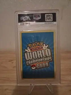 2008 Pokemon Tcg Promo Mew Gold Star World Championship Empotech Psa 7 - Image 2