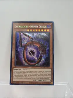 Schwarzschild Infinity Dragon MZTM-EN013 Secret Rare Yu-Gi-Oh Maze of the Master - Image 1