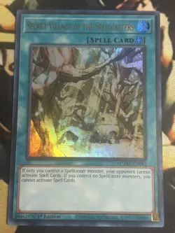 Yugioh: Secret Village of the Spellcasters - MAMA-EN083 Ultra Rare 1st Ed NM - Image 1